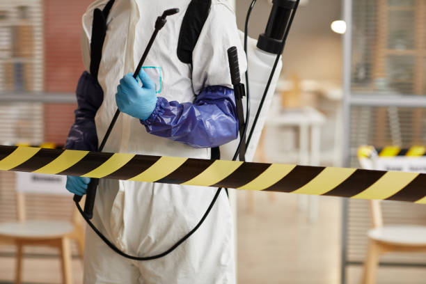 Professional Biohazard Cleanup technician working in Aberdeen, ID